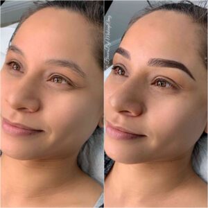 Makeupomg Microblading before and after