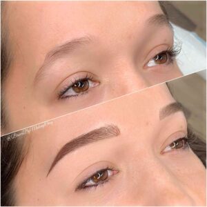 Makeupomg Microblading before and after